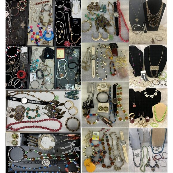 1+ Pounds 25-30 Pcs All Wearable Vintage To Modern Jewelry-READ PLEASE - Picture 12 of 12